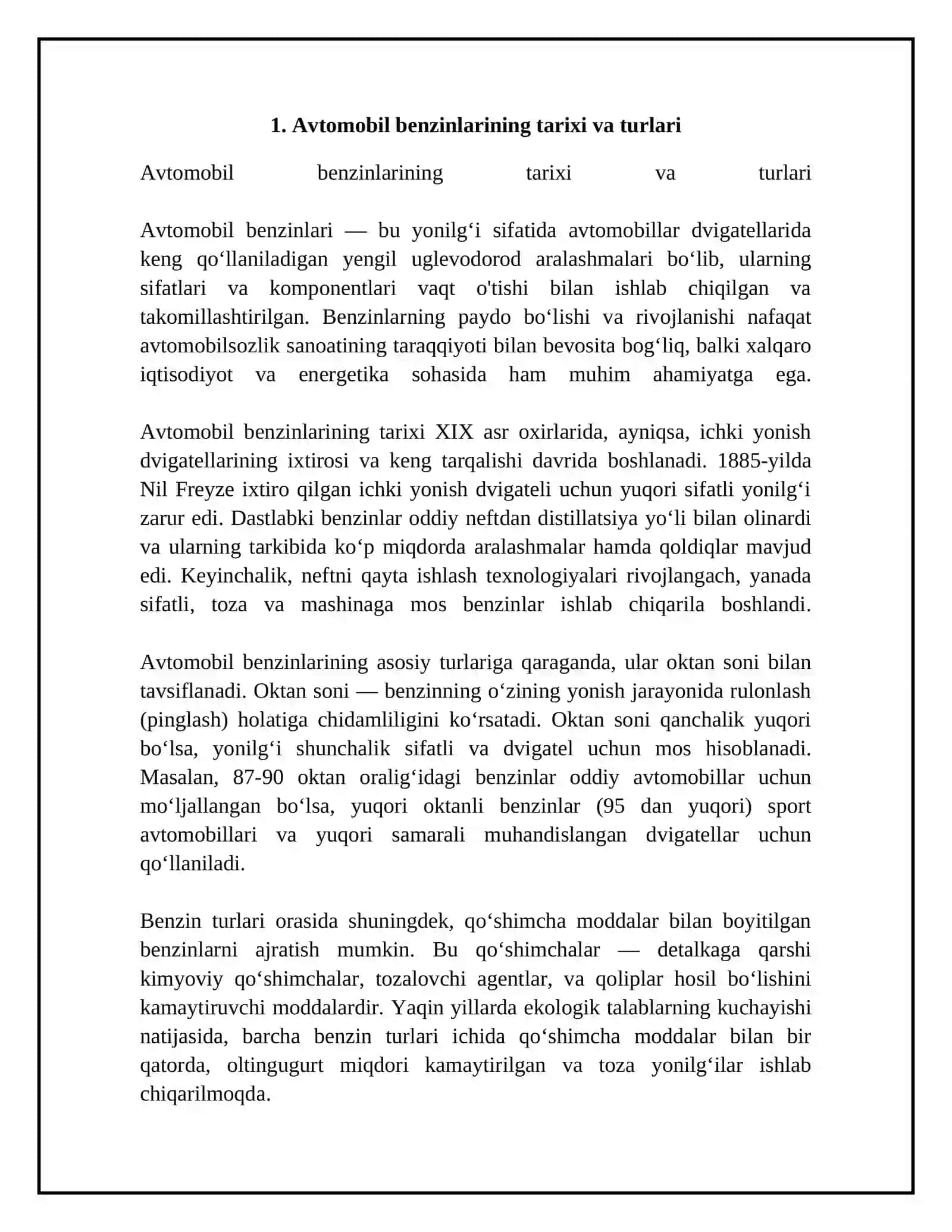 Avtomobil bonzinlari 4