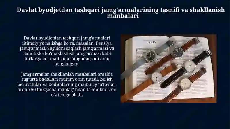 Davlat byudjetdan tashqari jamg'armalari mohiyati va zaruriyati 4