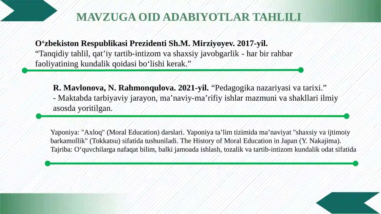 MAKTABDAMA’NAVIY-MA’RIFIY ISHLARNI SAMARALITASHKIL ETISH 4