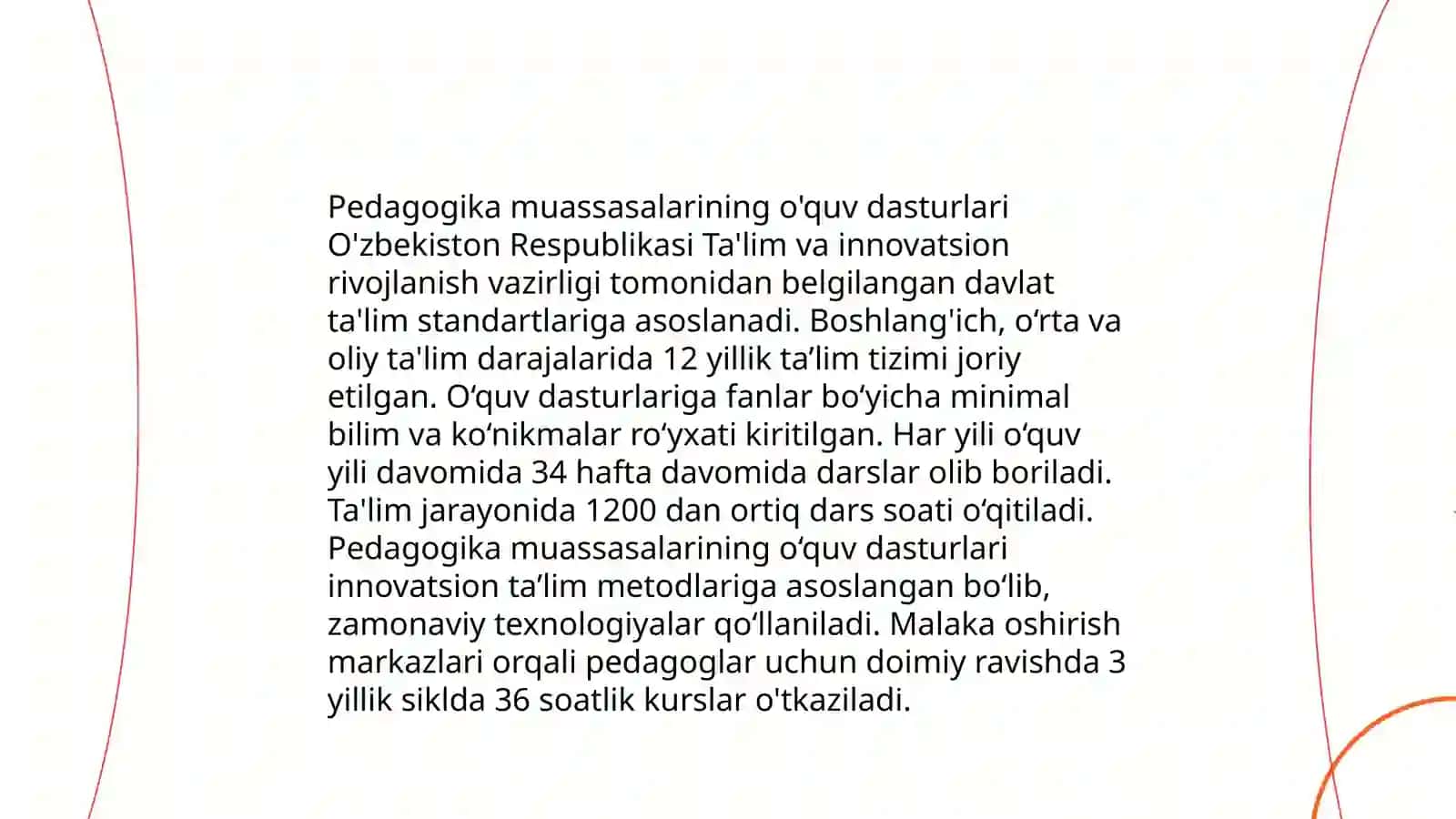 O'zbekistonda pedagogik ta'lim tizimi 4