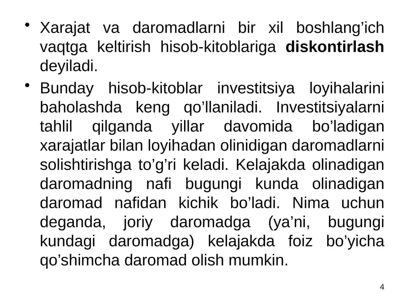 Kapital qo’yilmalar va kapital bozori 4