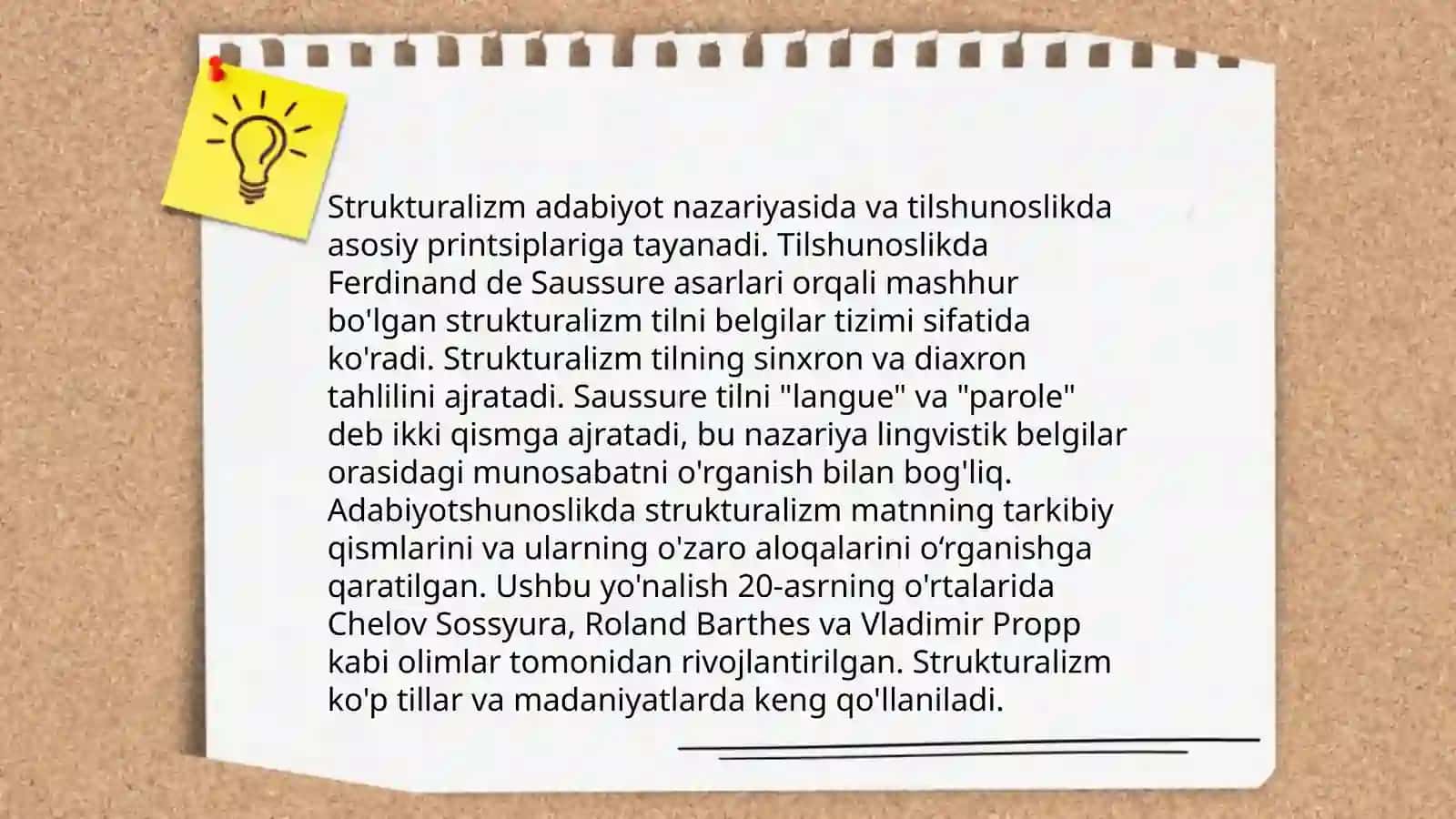 F.de Sossyur ta'limoti va strukturalizm 4