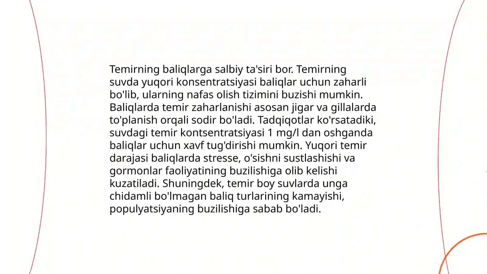 Baliqlarning temir zaharlanishi 4