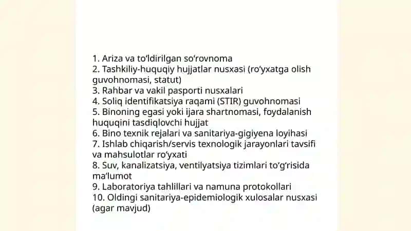 Sanitariya-epidemiologik xulosani borish tartibi 4