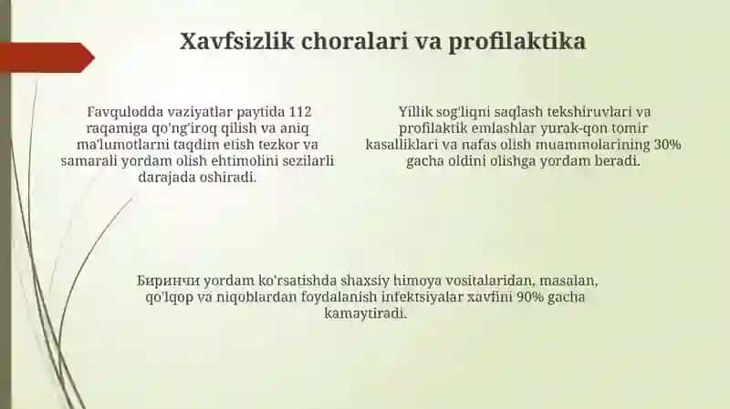 Tez tibbiy yordam 4