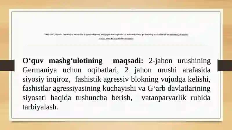 Dars tahlilining maqsad va vazifalari 4