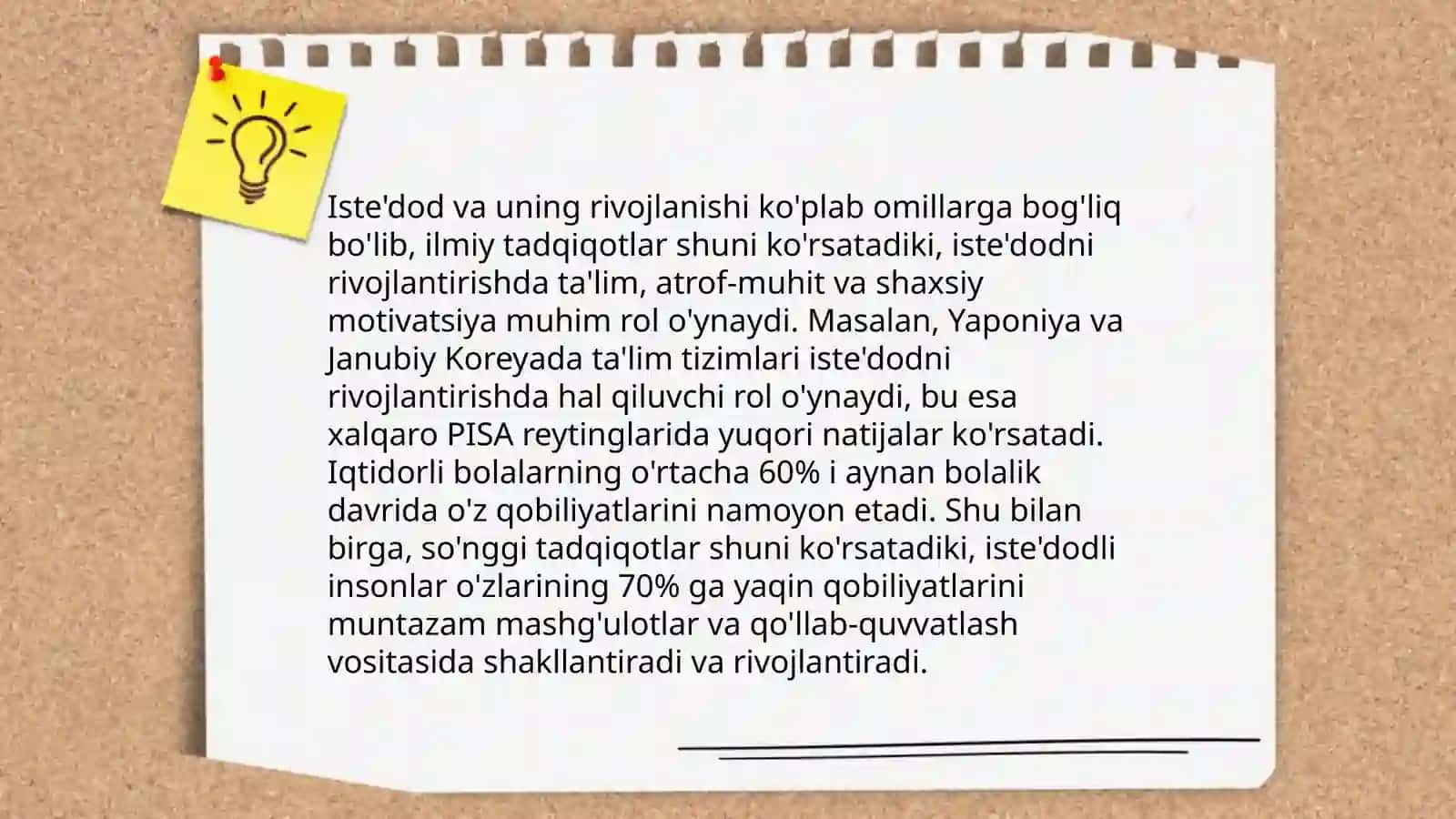 Qobiliyat, Iste'dod, Geniylik 4
