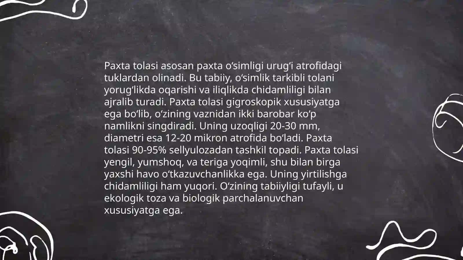Gazlamalarning tola tarkibini aniqlash 4