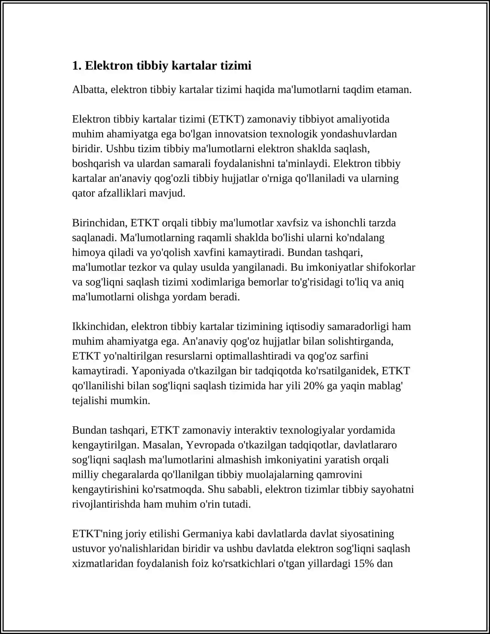 Elektron tibbiy kartalar tizimi 4