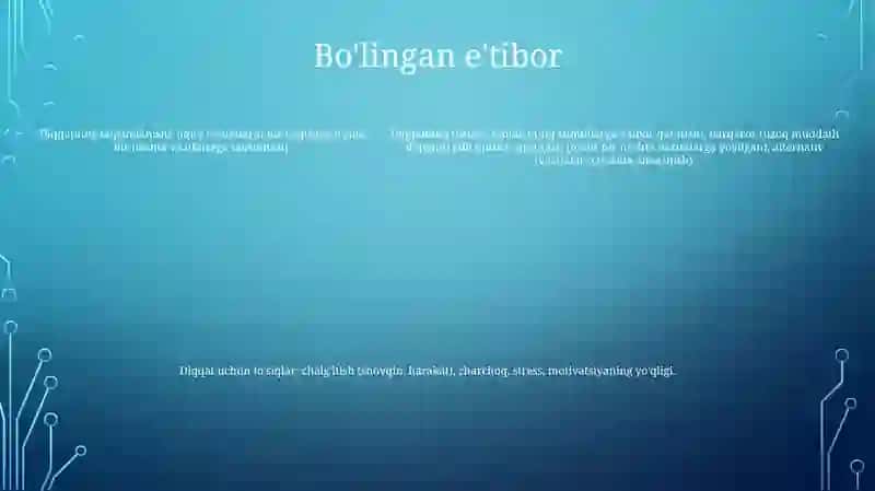 Diqqat Va Uning Turlari 4