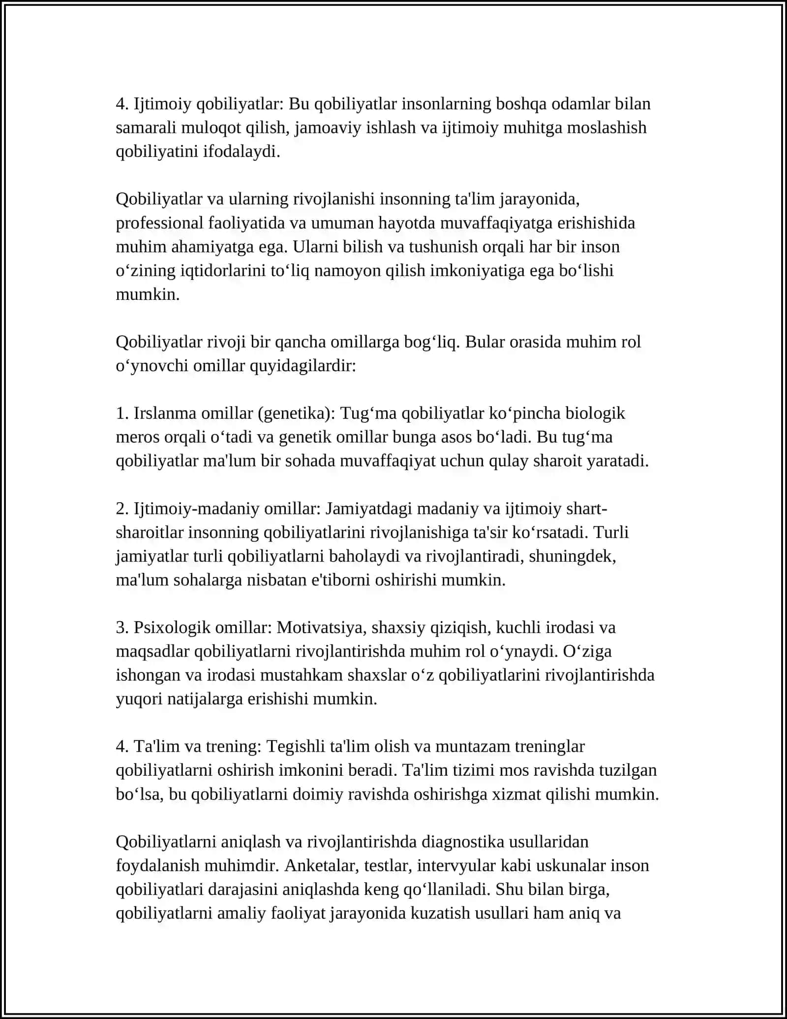 QOBILIYAT VA UNING RIVOJLANISHI 4