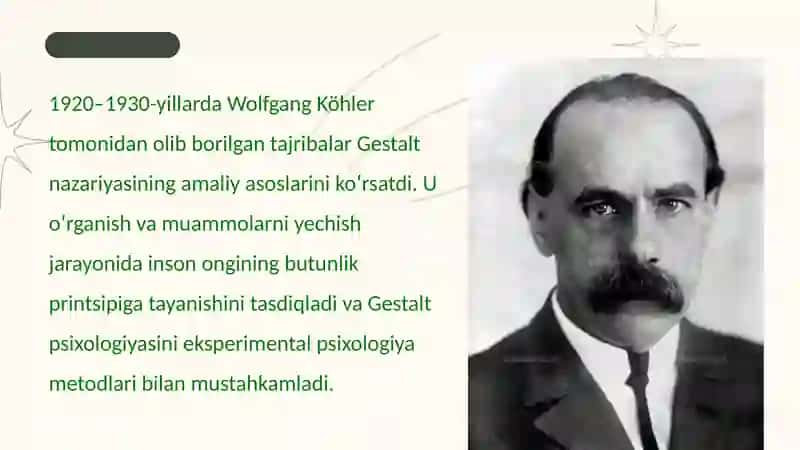 Gestalt psixologiyasining nazariy asoslari va tarixiy rivoji 4