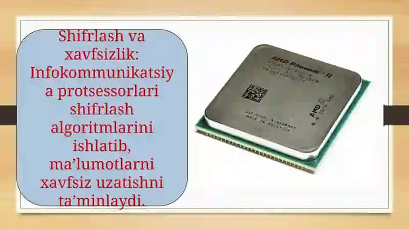 Infokommunikatsiya qurilmalari protsessorlari 4