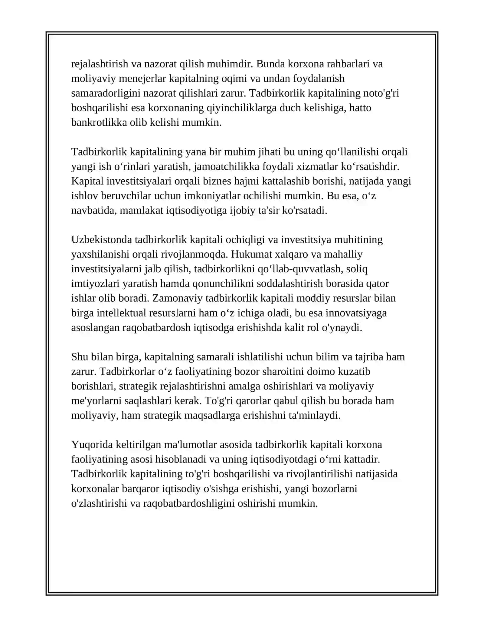 TADBIRKORLIK KAPITALI 4