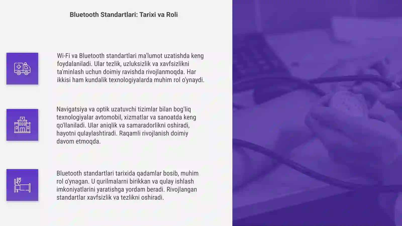 Wi-Fi va Bluetooth standartlari 4