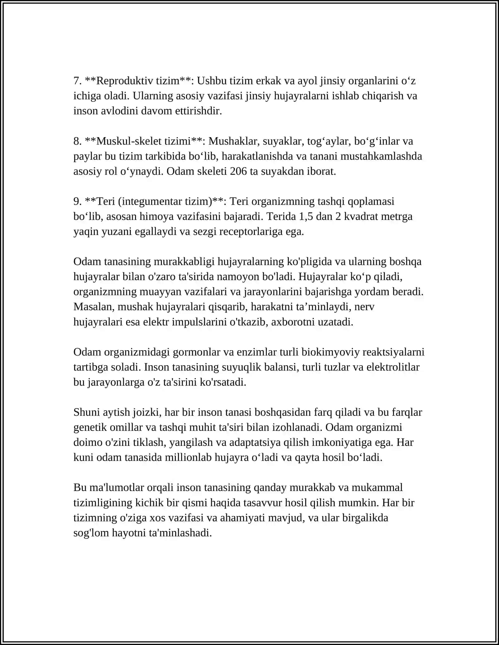 Odam organizmi 4