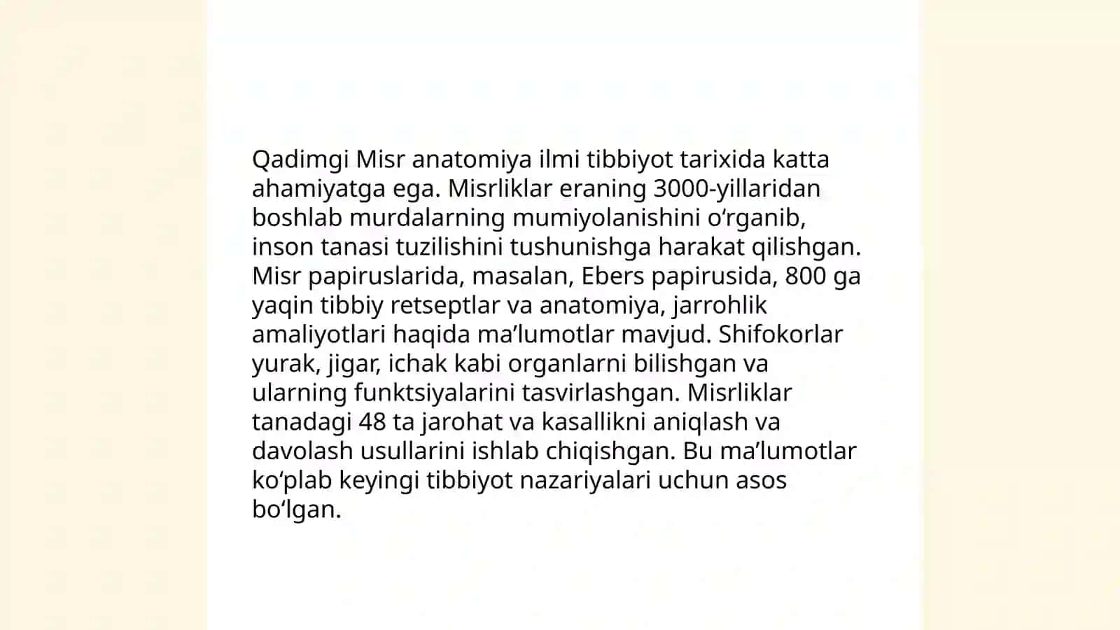Anatomiya fanining qisqacha tarixiy ocherki 4