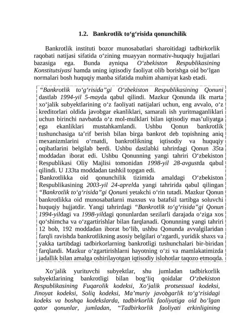 Bankrotlik instituti 4