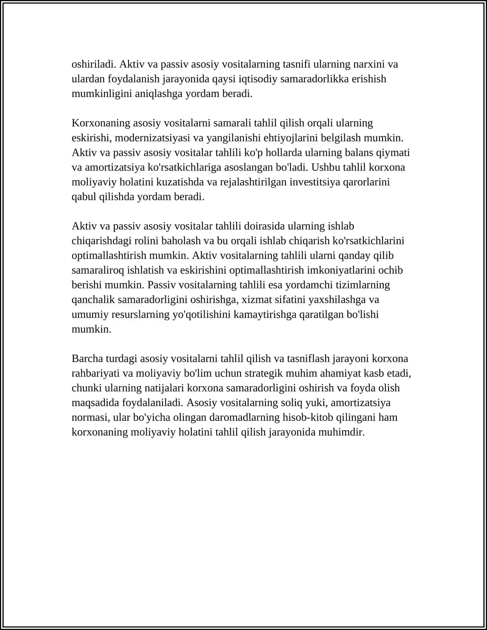 AKTIV VA PASSIV ASOSIY VOSITALAR TAHLILI 4