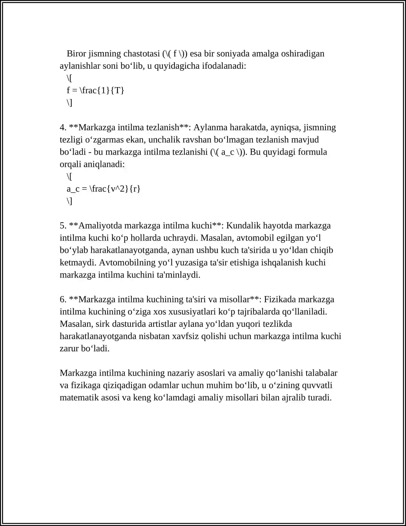 MARKAZGA INTILMA KUCH 4