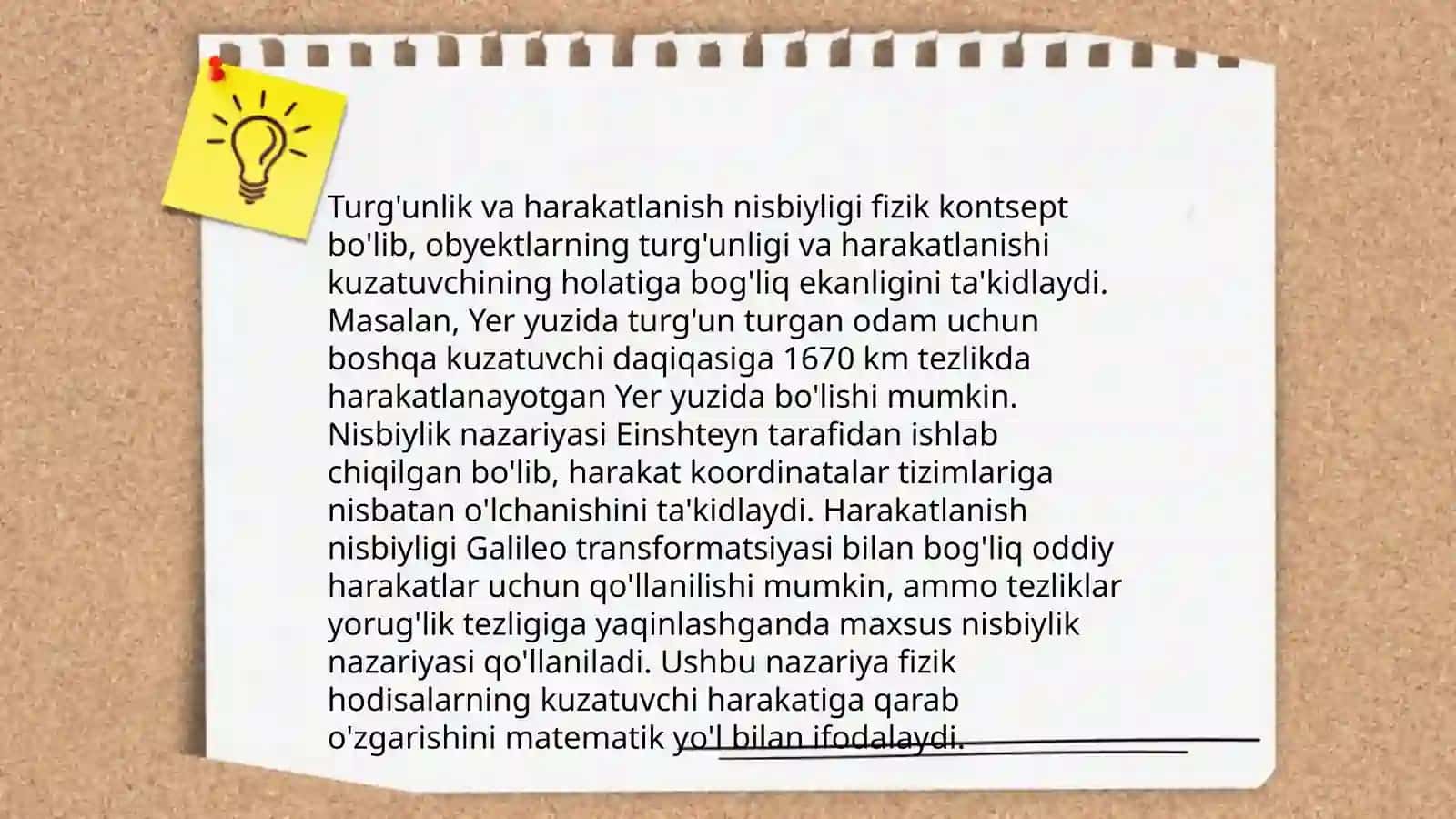 Maxsus nisbiylik nazariyasi 4