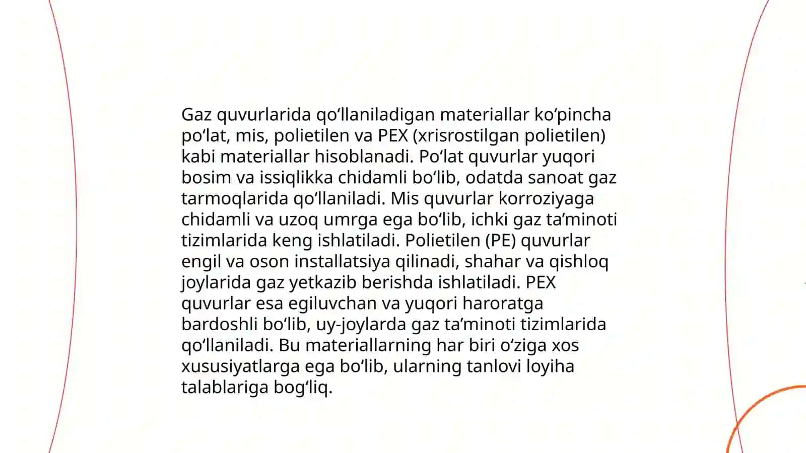 Magistral gaz quvurlardagi inshoatlar 4