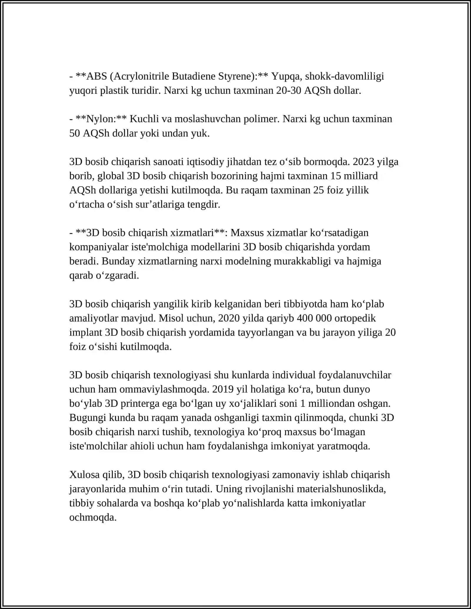 MASHINASOZLIK SOHASIDAGI YANGI TEXNOLOGIYALAR 4