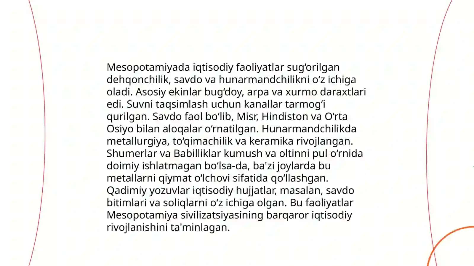 Qadimgi sharqda iqtisodiy g'oyalar 4