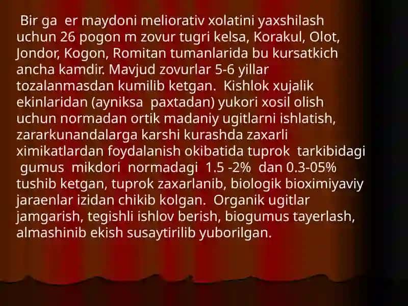 Buxoroviloyati Ekologiyasi 4