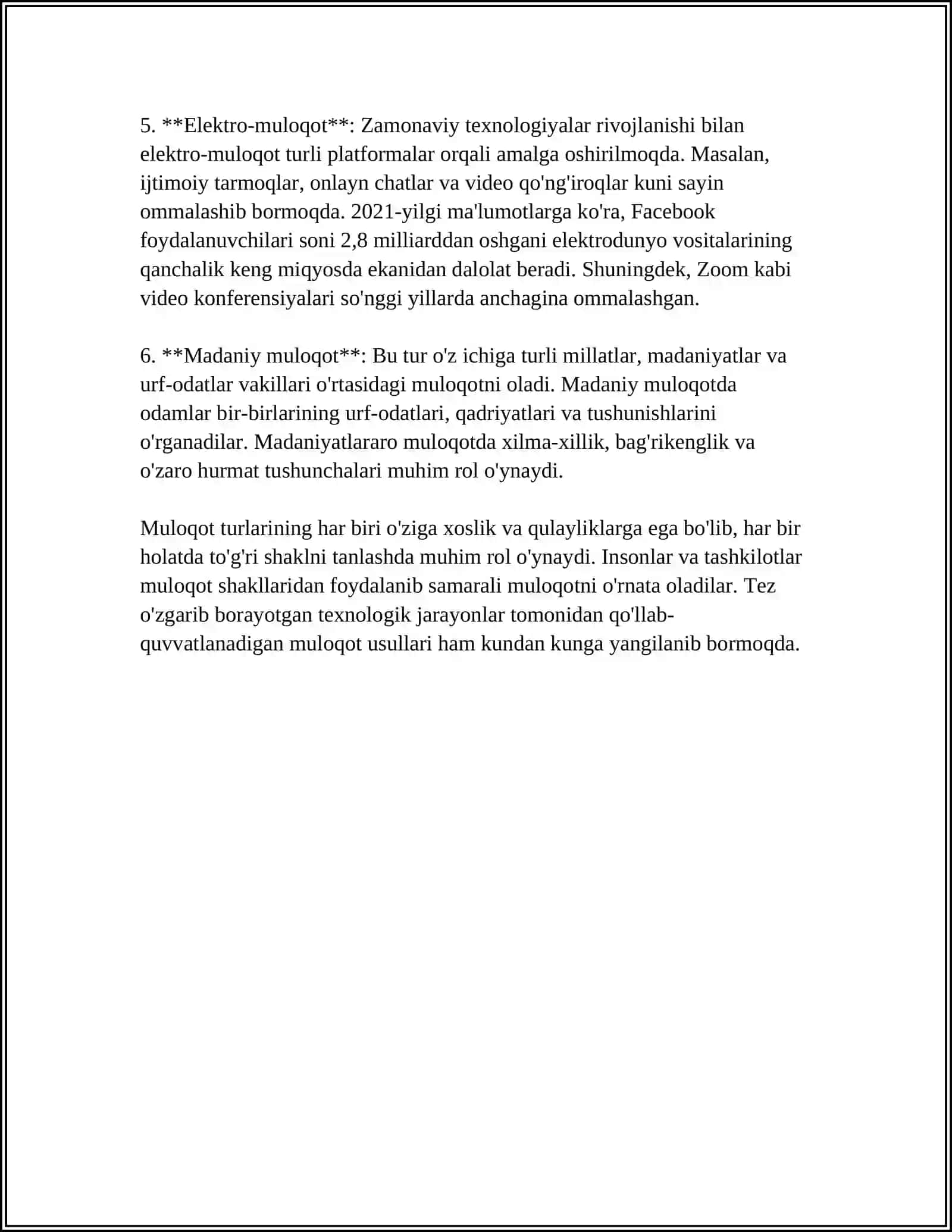 MULOQOT HAQIDA TUSHUNCHA 4