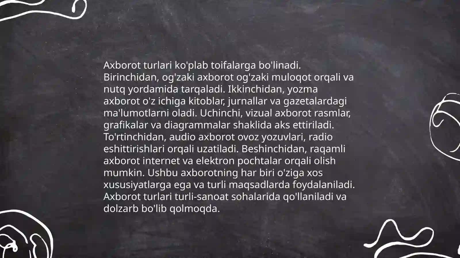 Axborot tushunchasi 4