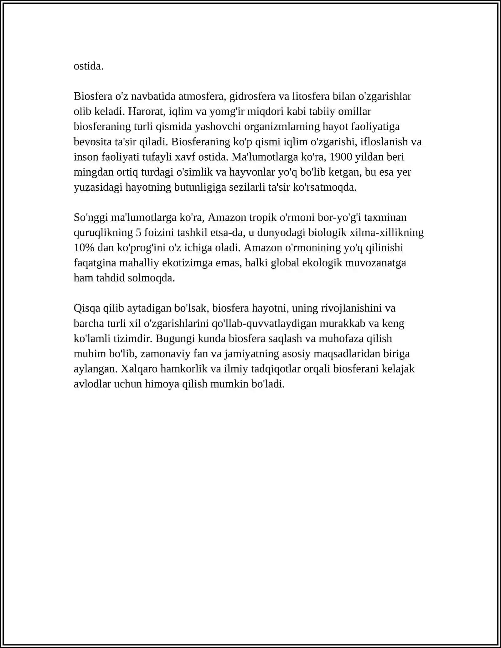 BIOSFERA TUZILISHI VA VAZIFALARI 4