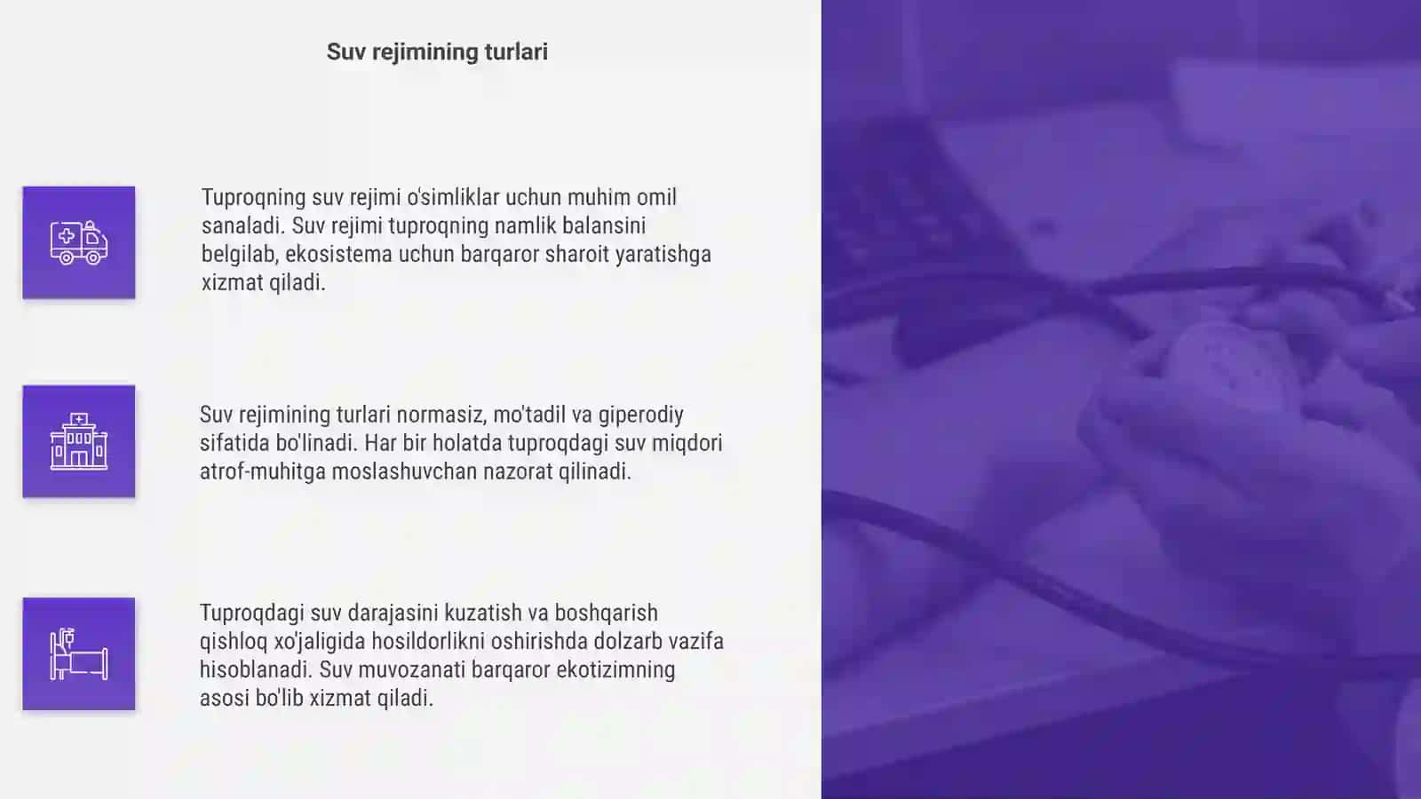 Tuproqning suv rejimi 4