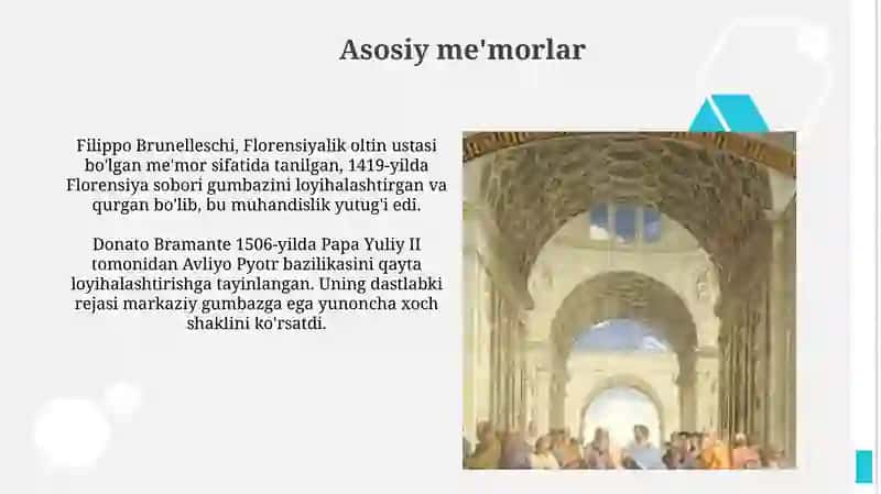 Uyg’onish davri me’morchiligi san’ati 4