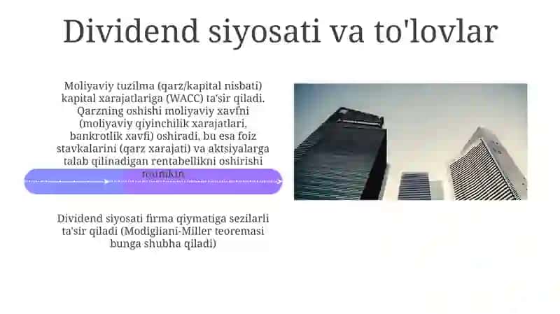 Korporativ tuzilmaning moliyaviy jihatlari 4