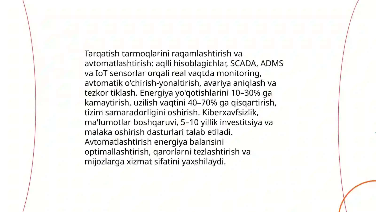 Elektr xizmatlarini modernizatsiyalash strategiyalari 4