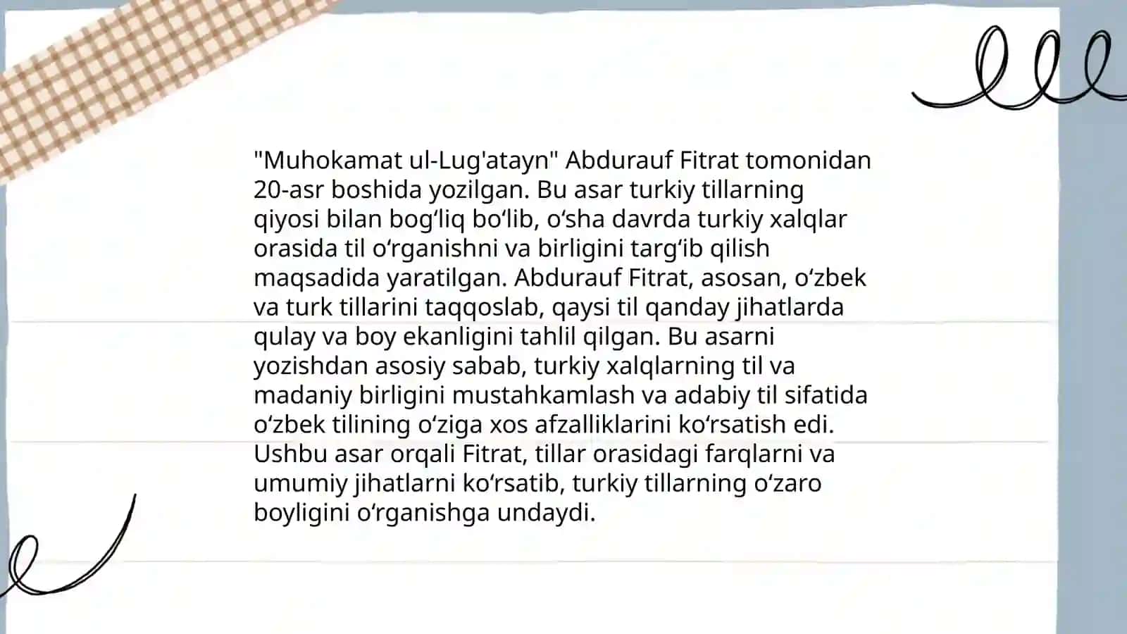 Muhokamat ul lug'atayn asari tahlili 4