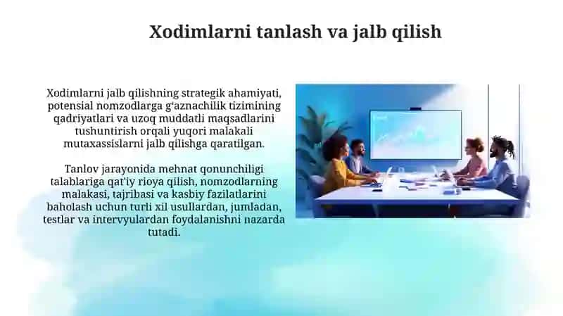 G'aznachilik tizimida kadrlar tayyorlash va boshqaruv 4