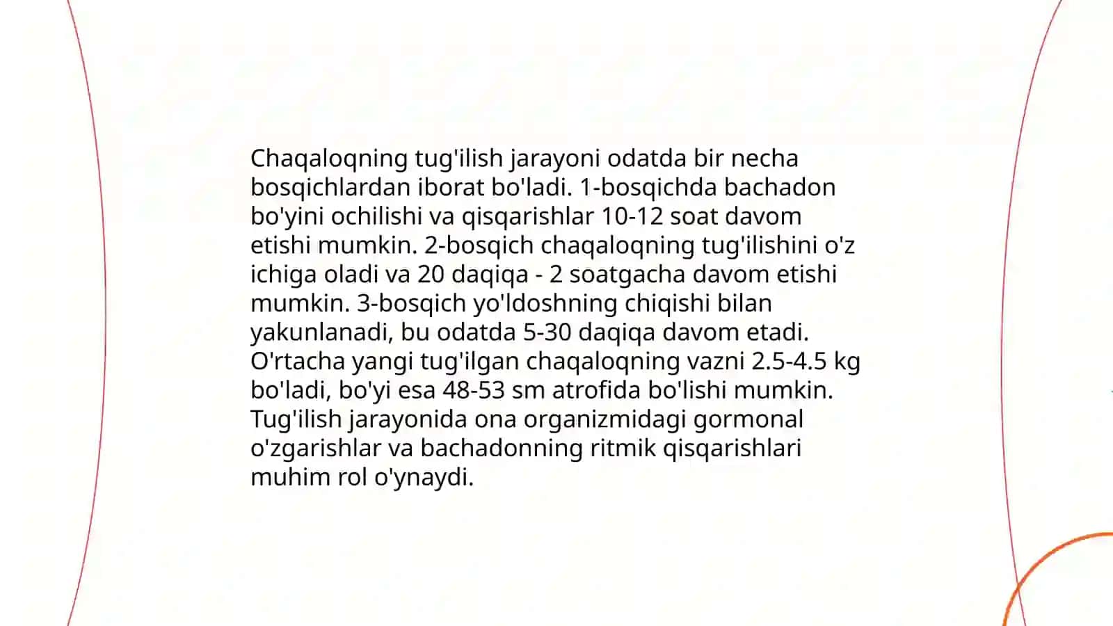 Perinatal davr va chaqaloqlik va goʻdaklik davri 4
