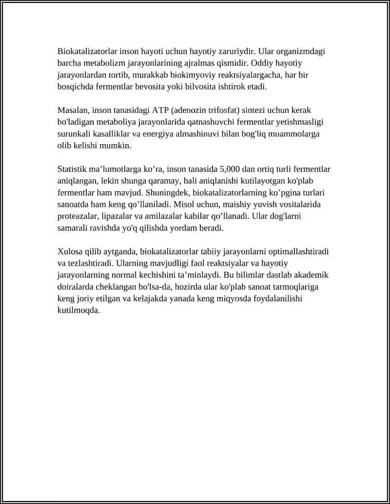 Biologik katalizatorlar 4