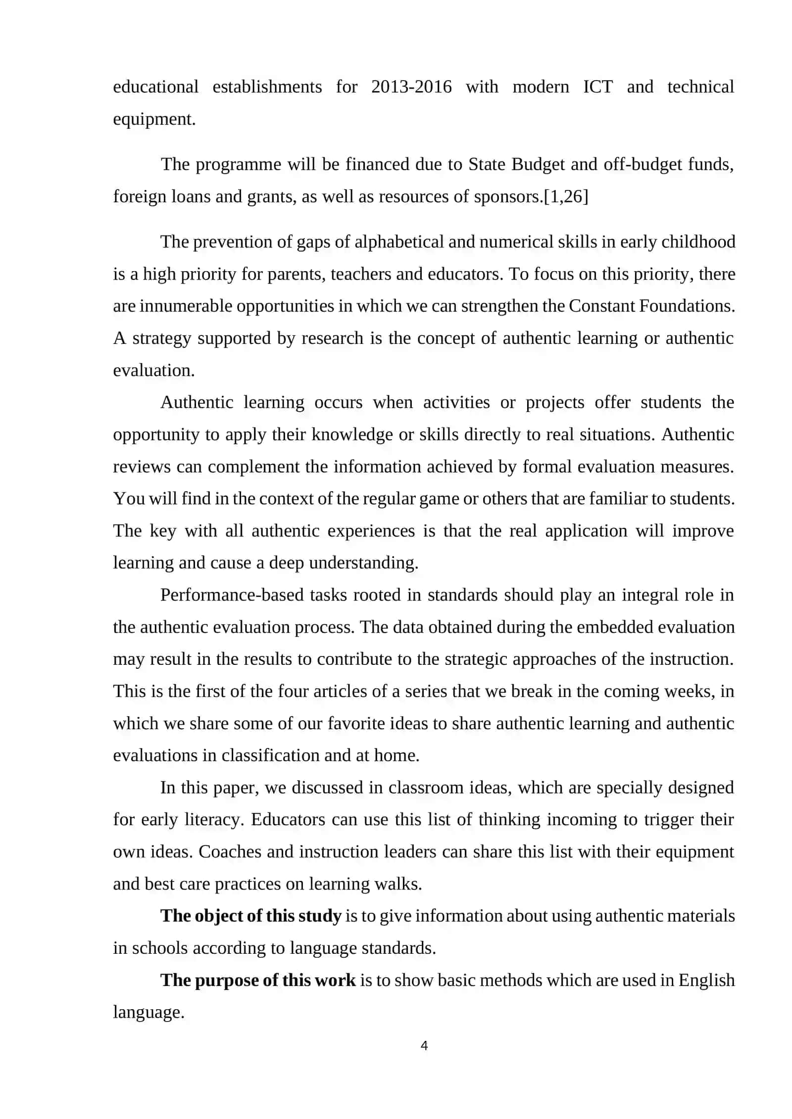 COURSE WORK: ADAPTING AND SUPPLEMENTING MATERIALS IN TEACHING FOREIGN LANGUAGES 4