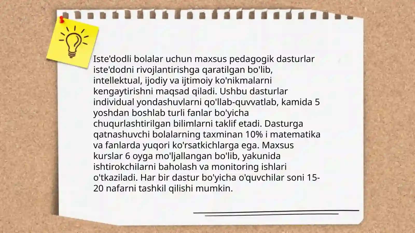 Iste'dodli bolalarni aniqlash va ularni tarbiyalash 4