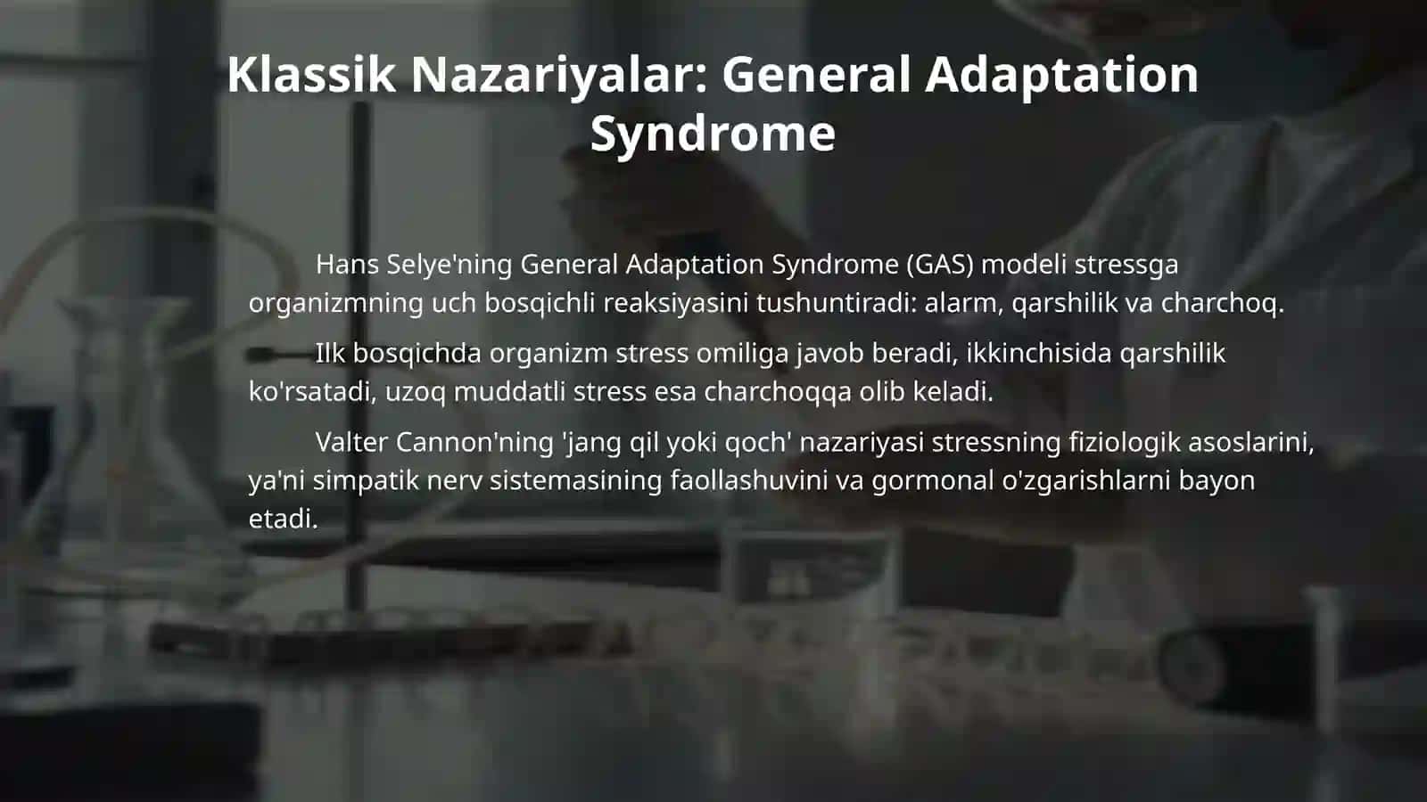 Stress haqidagi nazariyalar 4