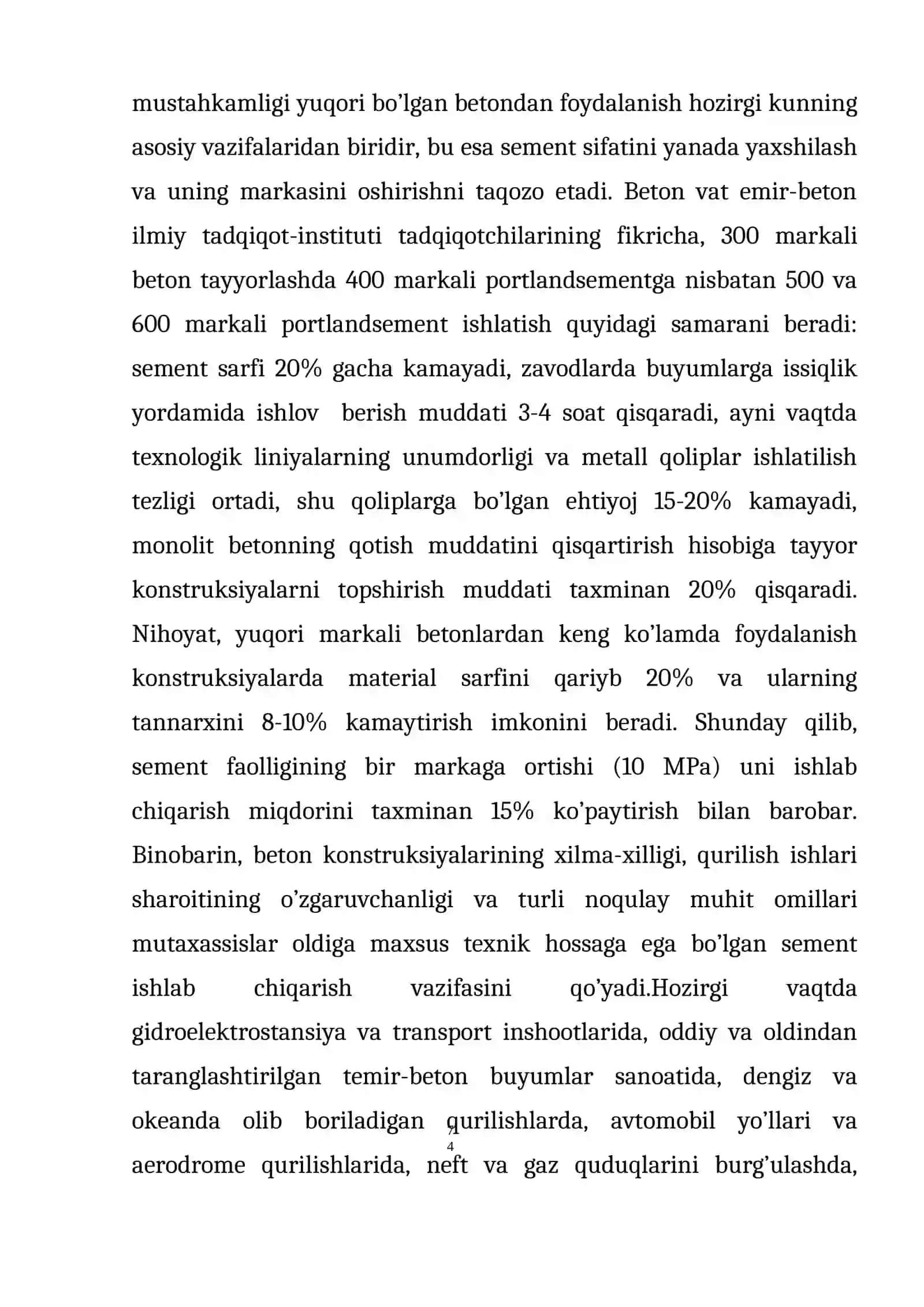 Gipsli giltuproqli kengayuvchan sement ishlab chiqarish 4