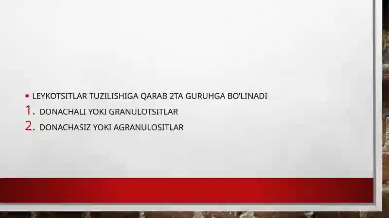 Leykotsitlar va ularning turlari 4
