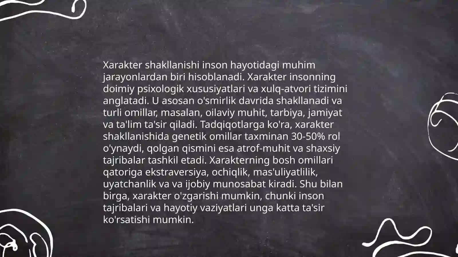 Xarakter tushunchasi 4