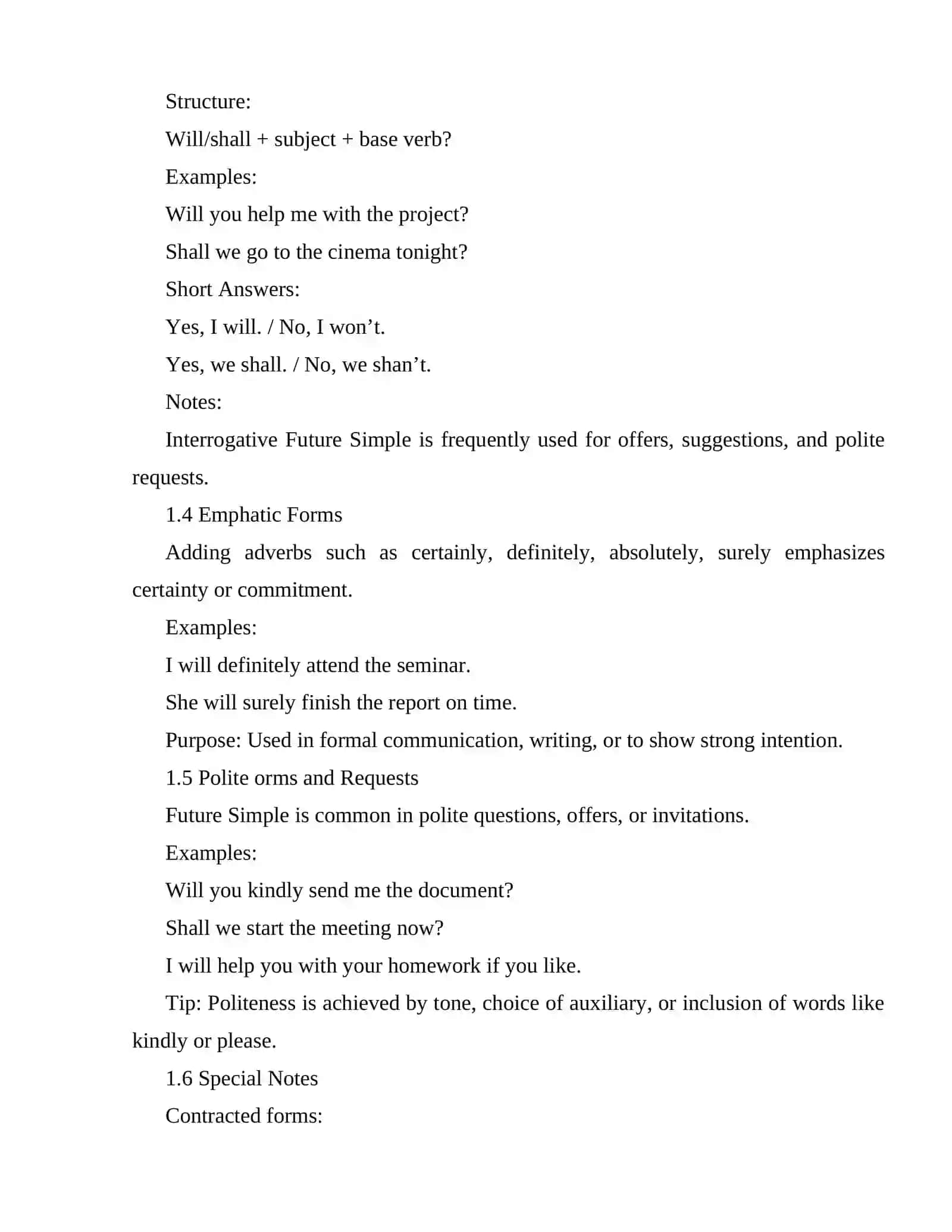 FUTURE SIMPLE TENSE 4