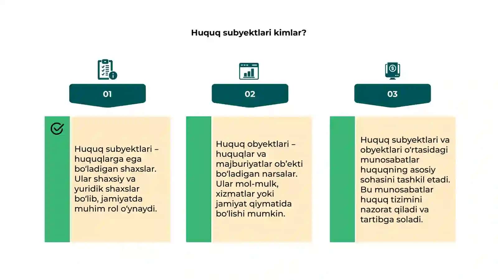 Karparativ huquq subyektlari va obyektlari 4