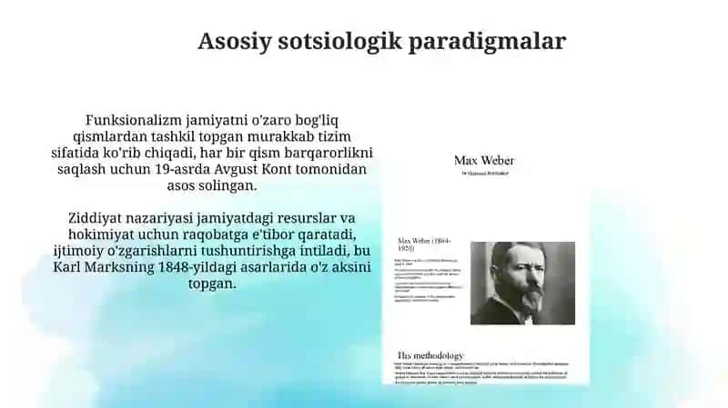 Sotsiologiyaning metodologik asoslari 4
