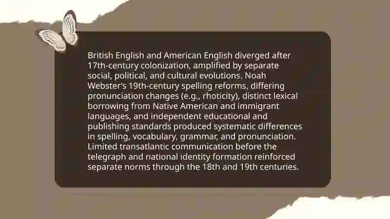 Global varieties of English (World Englishes) 4